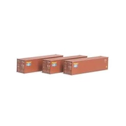 Athearn #17440 40' Corrugated HC Container TOUAX/MOL #1 (3)