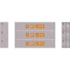 Athearn #27052 HO 40’ Low-Cube Container YMLU (3 Pack) Old
