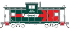 Athearn Roundhouse #1349 Wide Vision Caboose - Ferromex #100104
