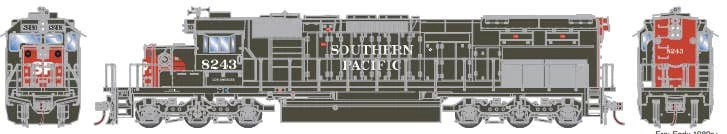 Athearn 71848 HO EMD SD40T-2 Diesel Locomotive Southern Pacific #8262 With Sound 1 Athearn 71848 HO EMD SD40T-2 Diesel Locomotive Southern Pacific #8262 With Sound