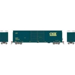 Athearn #90570 FMC 60' DD/SS Hi-Cube Box CSX #166640 Primed For Grime