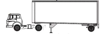Athearn 90991 HO Ford C Tractor With 28’ Trailer - Owner Operator 1 Athearn 90991 HO Ford C Tractor With 28’ Trailer - Owner Operator