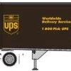 Athearn 90994 HO Ford C Tractor With 28’ Trailer - United Parcel Service