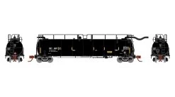 Athearn ATH15061 N TankTrain Intermediate Single Car, GATX Yellow Stripe #48624