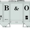 Athearn 15412 HO PS-2 2003 Covered Hopper Baltimore & Ohio #631140