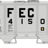 Athearn 15419 HO PS-2 2003 Covered Hopper Florida East Coast #14150