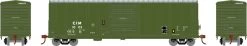 Athearn 15955 HO 50ft PS 5277 Box Car Chicago & Illinois Midland #1002