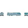 Athearn 29071 HO Intercity Bus - Teal And Cream