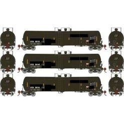 Athearn 18037 N 30,000-Gallon Ethanol Tank, CTCX #1 (3)