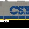 Athearn 18260 HO EMD GP40-2 Diesel Locomotive CSX #6214 DCC Ready