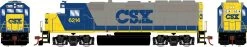 Athearn 18260 HO EMD GP40-2 Diesel Locomotive CSX #6214 DCC Ready