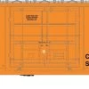 Athearn 18682 HO 50ft FMC 5327 Plug Door Box Car New Orleans Public Belt #4111