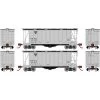 Athearn #23872 N 2600 Airslide Hopper GACX #1 (2 Pack)