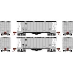 Athearn #23872 N 2600 Airslide Hopper GACX #1 (2 Pack)