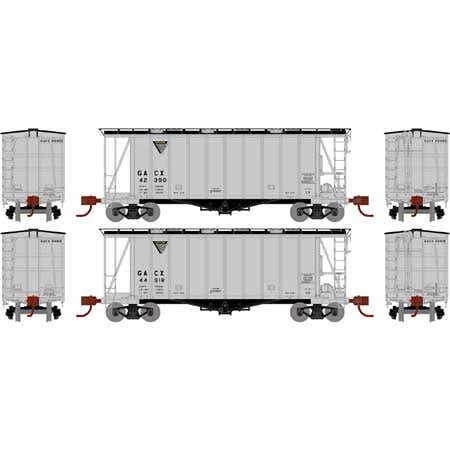 Athearn #23872 N 2600 Airslide Hopper GACX #1 (2 Pack) 1 Athearn #23872 N 2600 Airslide Hopper GACX #1 (2 Pack)