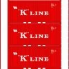 Athearn 28072 HO 20ft Corrugated Container With Panels K-Line #2673805 / 2673829 / 2673851