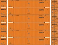 Athearn 28523 HO 53ft CIMC Container Schneider 6 Pack