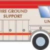 Athearn 29467 HO Ford C Rescue Truck Fire Ground Support #20