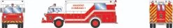 Athearn 29470 HO Ford C Rescue Truck County Fire Department #1