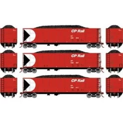 Athearn 3880 N Thrall High Side Gondola W/Load, CPR #1 (3)