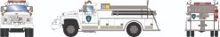 Athearn 4572 HO Ford F850 Pumper Southern Pacific #4750