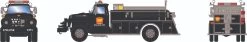 Athearn 4574 HO Ford F850 Pumper Penn Central #1971