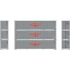 Athearn 63385 HO 40' Smooth Side Container - APL (3pcs)