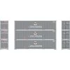 Athearn 63389 HO 40' Smooth Side Container - USLU (3pcs)