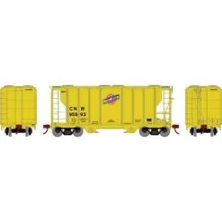 Athearn 172445 N PS-2 2600 Covered Hopper - Chicago North Western #95693