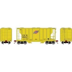 Athearn 172446 N PS-2 2600 Covered Hopper - Chicago North Western #95807