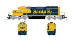 Athearn ATH72083 HO RTR EMD SD40-2, Standard DC, Santa Fe #5067