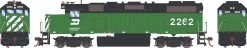 Athearn 72202 HO EMD GP38-2 Diesel Locomotive Burlington Northern #2262
