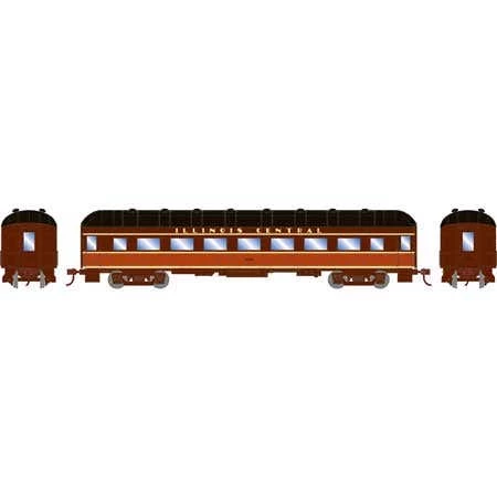 Athearn 73033 HO Arch Roof Passenger Car - IC #2121 — Coach 1 Athearn 73033 HO Arch Roof Passenger Car - IC #2121 — Coach