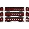 Athearn 73038 HO Arch Roof Passenger Car - PRR #351/367/93 — Combine/Diner/Obs