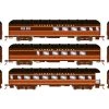 Athearn ATH73039 HO RTR Harriman 60ft Arch Roof Set, Illinois Central 3-Pack