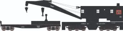Athearn 75421 HO 200-Ton Crane And Boom Car Chicago, Burlington & Quincy #204376 / #204376