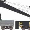 Athearn 75423 HO 200-Ton Crane And Boom Car Rio Grande #28 / #X-3338