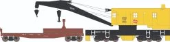 Athearn 75425 HO 200-Ton Crane And Boom Car Milwaukee Road #X17 / #922145
