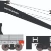 Athearn 75426 HO 200-Ton Crane And Boom Car Chicago And North Western #6365 / #X4119
