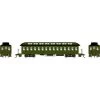 Athearn 84857 HO Old Time Overton Passenger Car GN (4 Cars)