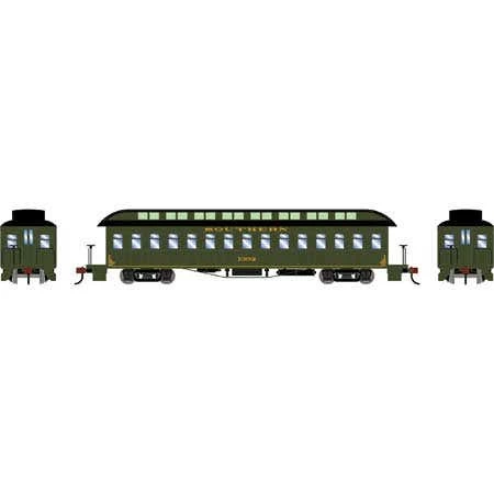 Athearn 84859 HO Old Time Overton Passenger Car SOU (4 Cars) 1 Athearn 84859 HO Old Time Overton Passenger Car SOU (4 Cars)