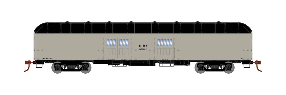 Athearn ATH86535 HO RTR Harriman 60ft Arch Roof Baggage, Maintenance Of Way #111463 1 Athearn ATH86535 HO RTR Harriman 60ft Arch Roof Baggage, Maintenance Of Way #111463