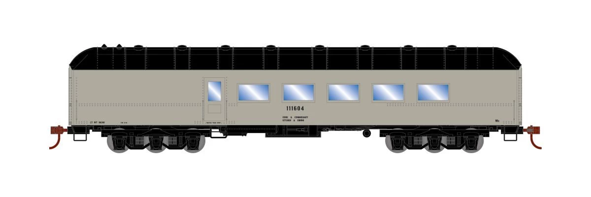 Athearn ATH86575 HO RTR Harriman 60ft Arch Roof Diner, Maintenance Of Way #111604 1 Athearn ATH86575 HO RTR Harriman 60ft Arch Roof Diner, Maintenance Of Way #111604