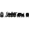 Athearn #87210 Old Time 2-6-0 Mogul, ATSF #204