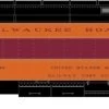 Athearn 88215 HO Heavyweight Passenger Car Milwaukee Road Baggage #1037
