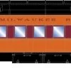 Athearn 88221 HO Heavyweight Passenger Car Milwaukee Road Clerestory Coach #3352