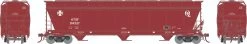 Athearn 12945 N ACF 4600 Covered Hopper Santa Fe #314337