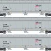 Athearn 12949 N ACF 4600 Covered Hopper Union Pacific #180004/180027/180036 3 Pack