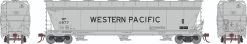 Athearn 12954 N ACF 4600 Covered Hopper Western Pacific #11977