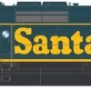 Athearn 19182 N EMD FP45 Diesel Locomotive Santa Fe #5943 With Sound